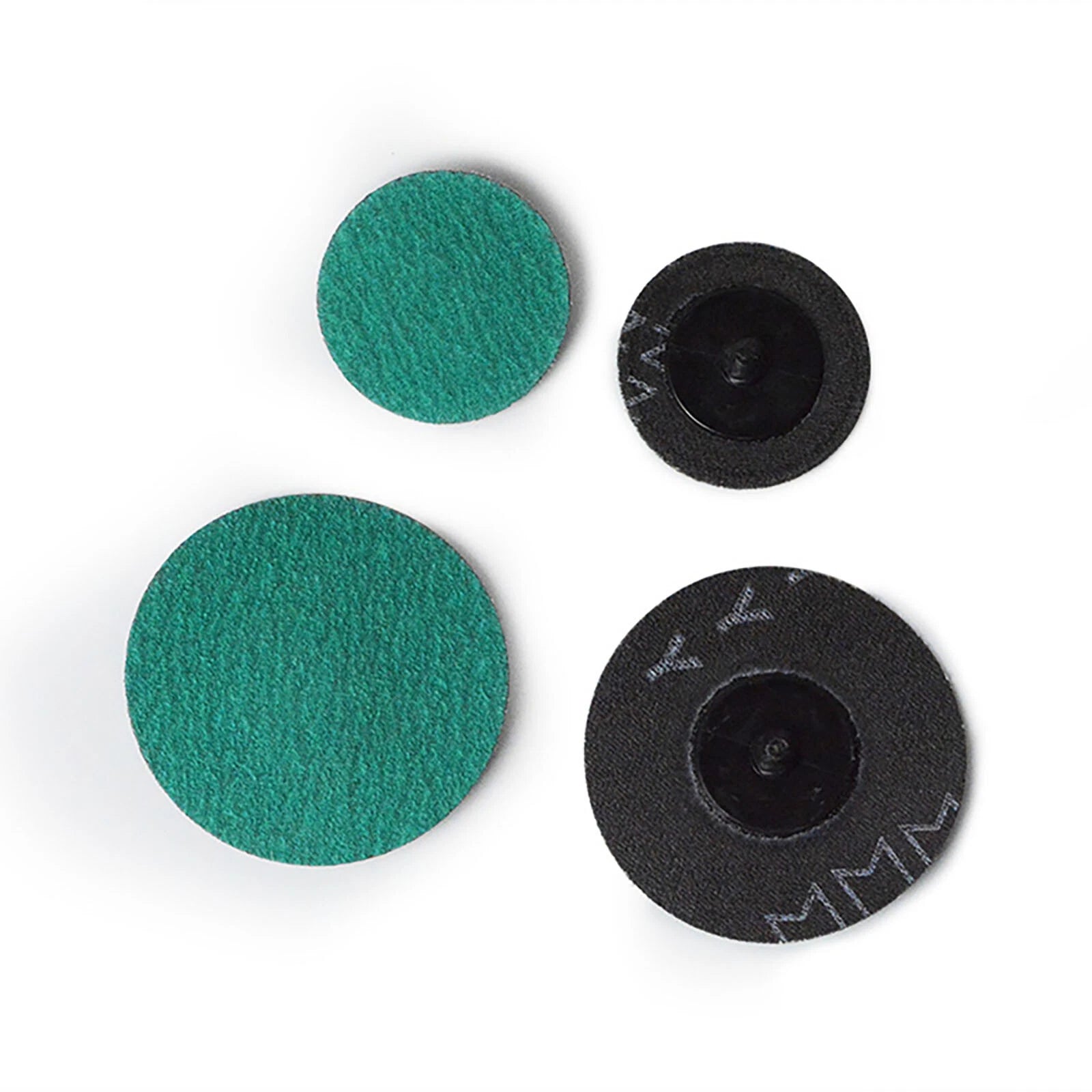 1‑Inch 25mm R‑Type Roll Lock Sanding Discs — P80 P120 Grit Quick‑Change Abrasive for Die Grinders