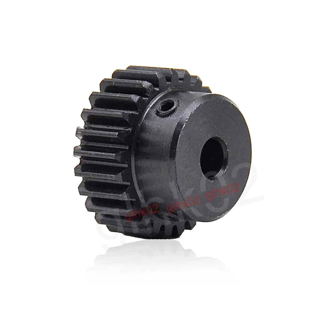 Mod1 Steel Pinion Gear Spur Gears 10-39 Teeth 4-20mm Bore With Screw Hardened