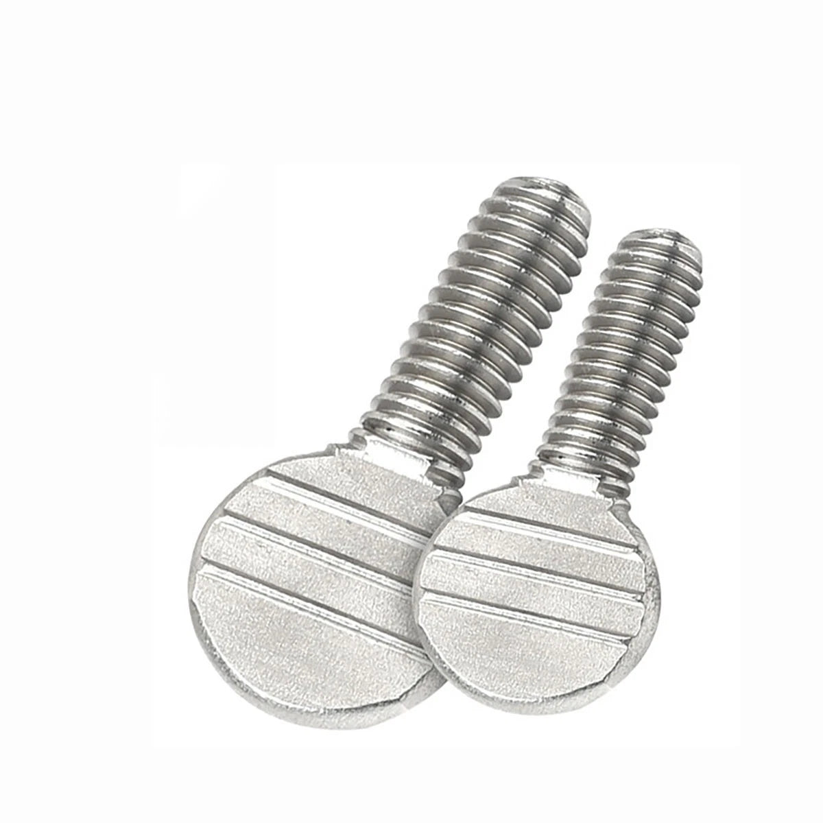 M4–M10 & 1/4"-5/16" Spade-Head Thumb Screws – A2 304 Stainless Steel, Tool-less Hand Grip