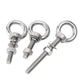 M8 M10 M12 Eye Bolts Kit Screws Nut Washer Long Boat Stainless Steel A2 304