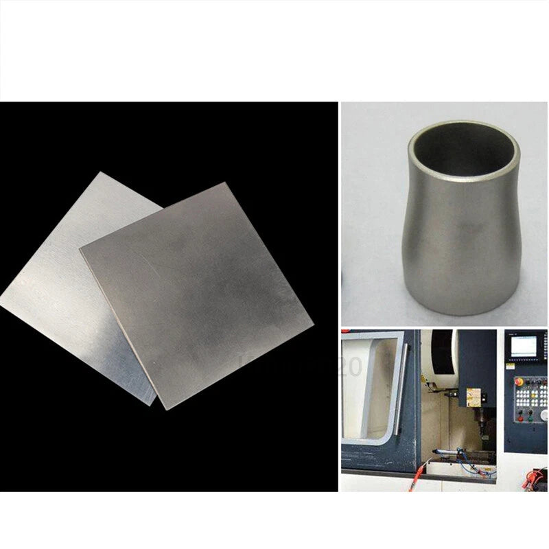 TA2 Titanium Sheet Plate Grade 2 100x100/200x200mm Thick 0.5~4mm Ti Metal Plate
