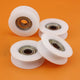 696ZZ 6x27x9mm U Groove Nylon Plastic Pulley Deep Groove Ball Bearing Wheel