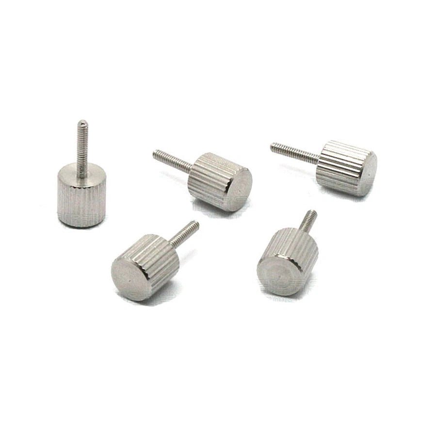 M2 x 10mm Cylinder Head Knurled Thumb Screws – Stainless Steel Hand Grip Knob Bolts - HomeDIYer