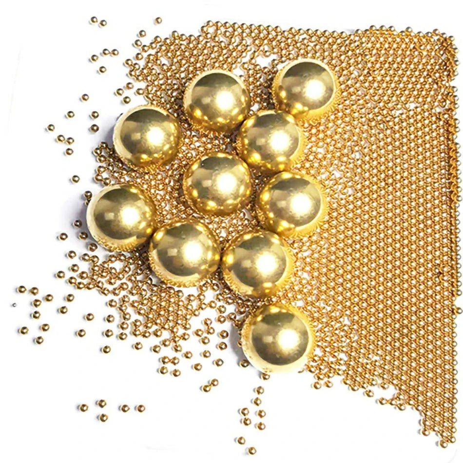 Precision Brass Ball Solid Copper Ball Pure Copper Beads 0.9mm~45mm Diameter - HomeDIYer