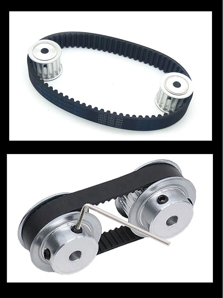 L Type Timing Belt 20mm Wide - Closed Loop Synchronous Drive Belt