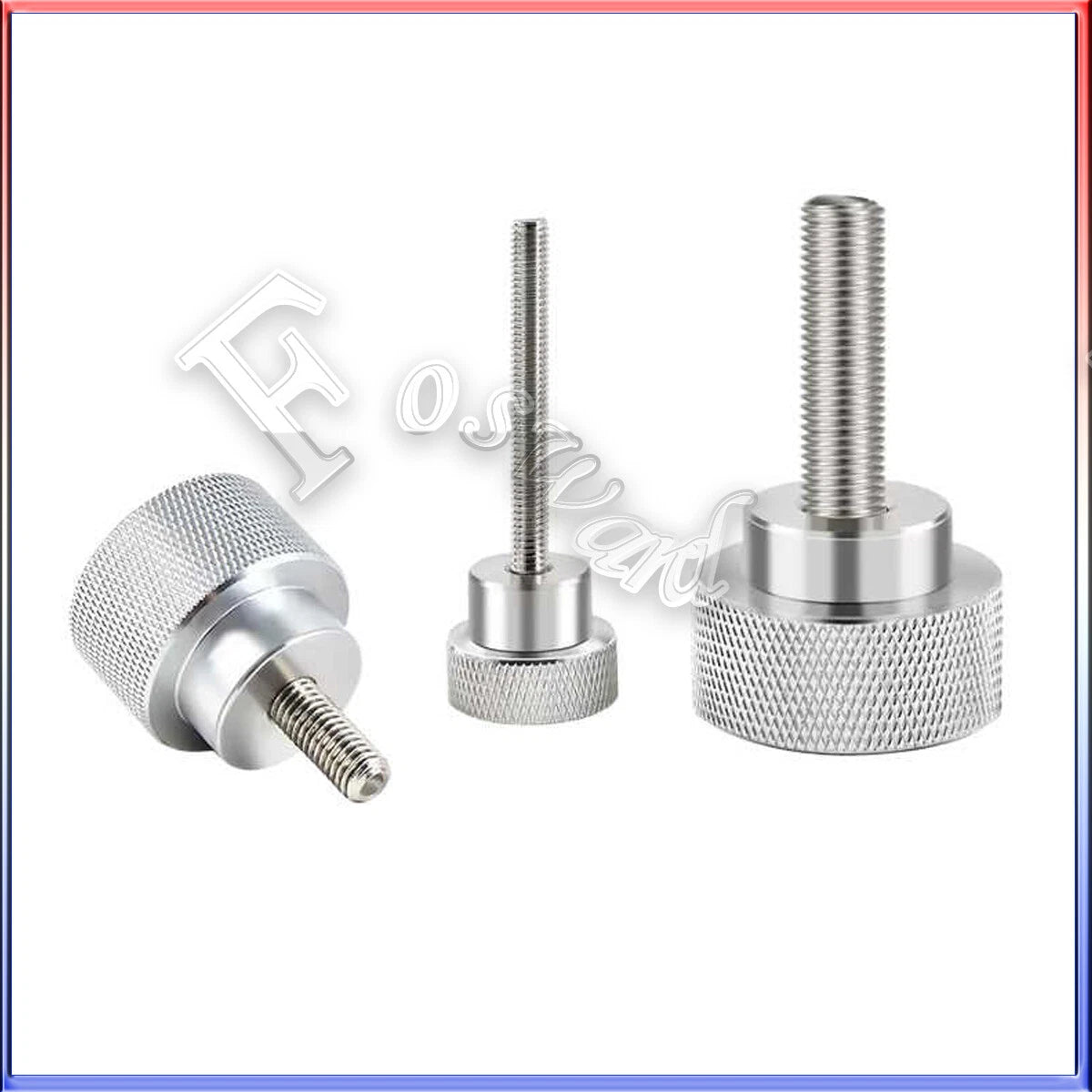 M6/8/10 Knurled Thumb Screws/ Nut Aluminum Hand Grip Knob Bolt For Camera Tripod