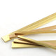H59 Brass Solid Rod Bar Square Sheets Cutting Tool Metal - Assorted Sizes 500mm