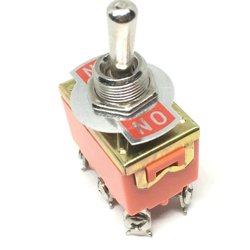 E-TEN1321 AC 250V 15A ON-ON DPDT 6-Pin Toggle Switch