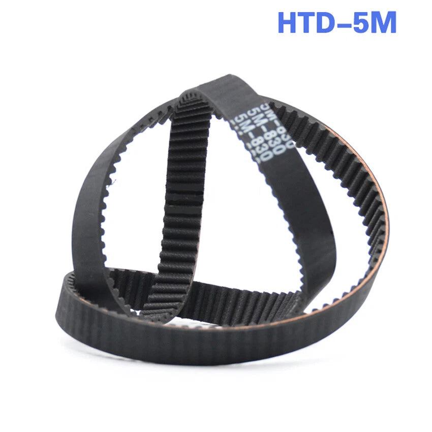 HTD 5M Timing Belt – 5mm Pitch Closed Loop Rubber Drive Belt, 170–515mm