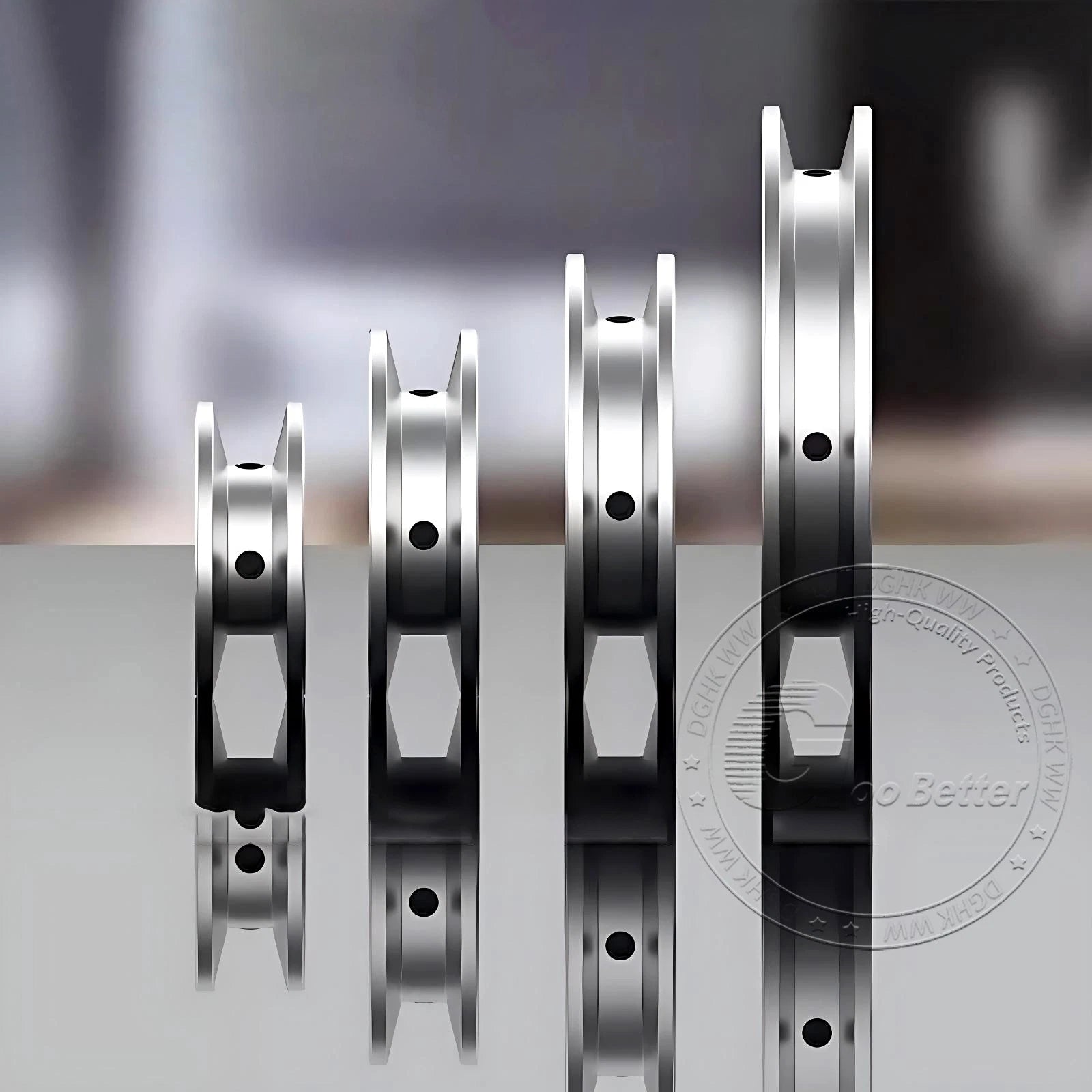 V-Groove Aluminum Drive Pulley For V-Belt Pulleys Groove 10mm OD 40/50/60/80mm