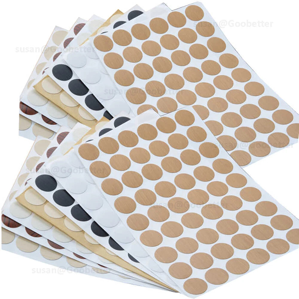 21mm Self Adhesive Decorative Screw Holes Nail Cams Cover Caps Furniture Kitchen