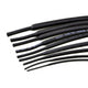 Black Heat Shrink Tubing 2:1 — 0.6mm to 12mm, Multiple Lengths