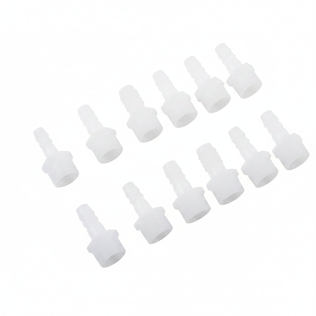 Barbed Hosetail Connector Fitting — Male Thread Plastic Hose Pipe Adaptor