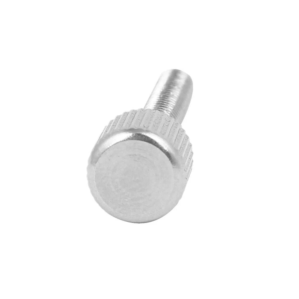 Stainless Steel Flat Head Knurled Thumb Screws Hand Grip Knob Bolts M6 L=10-25mm