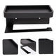 Bathroom Self Adhesive Wall Mounted Toilet Roll Paper Holder Shelf Organizer