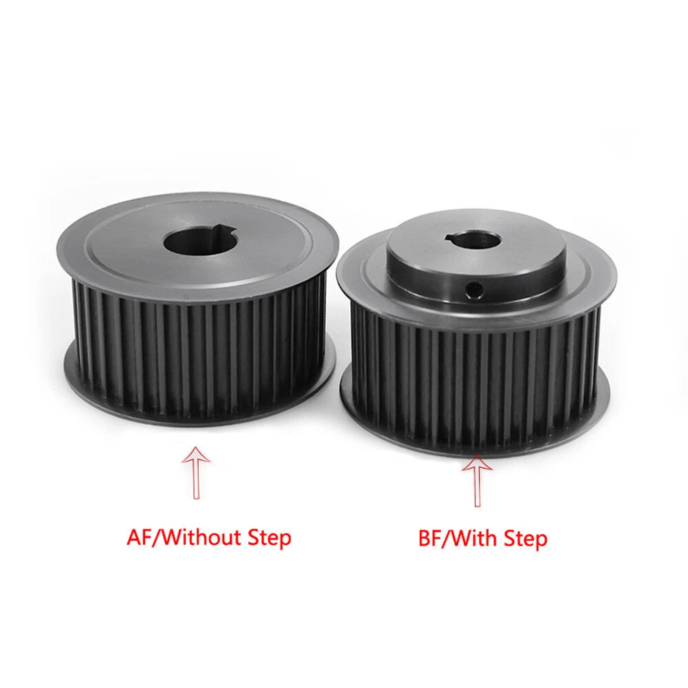 HTD-5M 16-60Teeth Timing Belt Pulleys Pitch 5mm Width 16mm With Keyway 45# steel