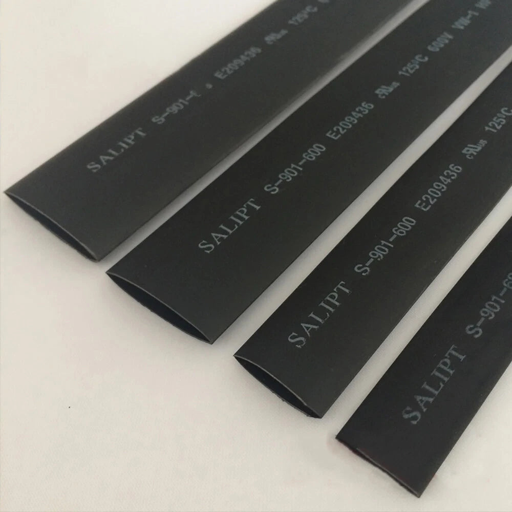 Black Heat Shrink Tubing 2:1 – Φ0.6mm to Φ210mm Wire Sleeving