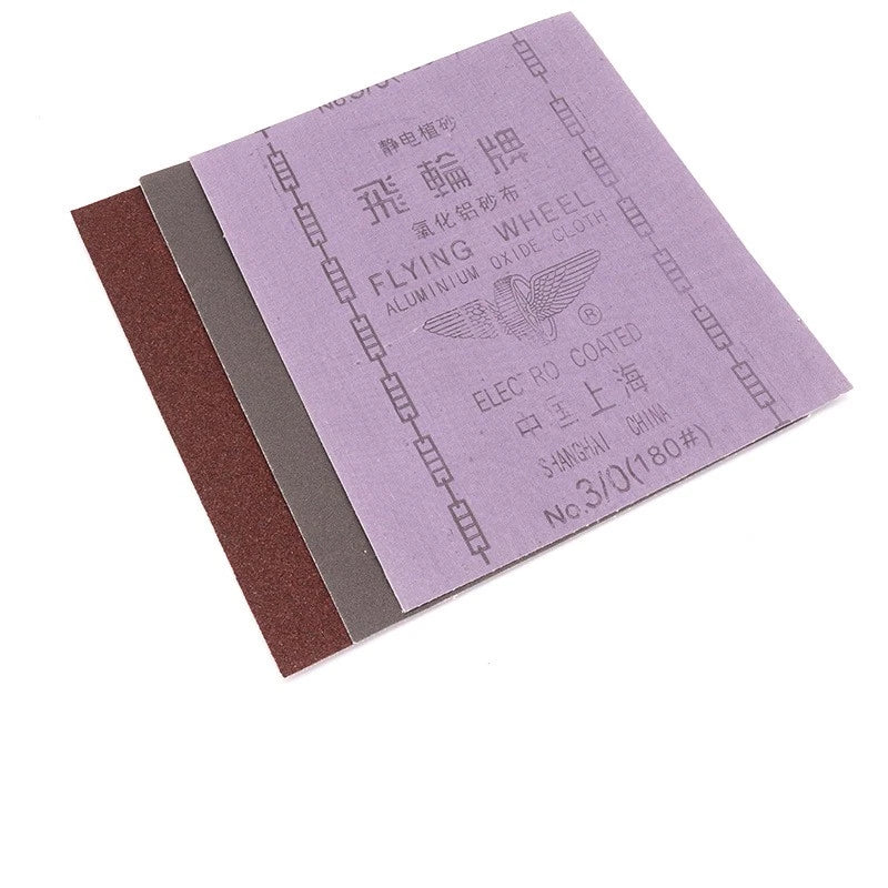 220x270mm Emery Cloth Sanding Sheets P46–P240 | Abrasive Sheets for Metal Wood Deburring