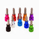 M3 x 5-45mm High‑Type Knurled Thumb Screws – Aluminum Hand Grip + Stainless Steel Thread (10 Colors)