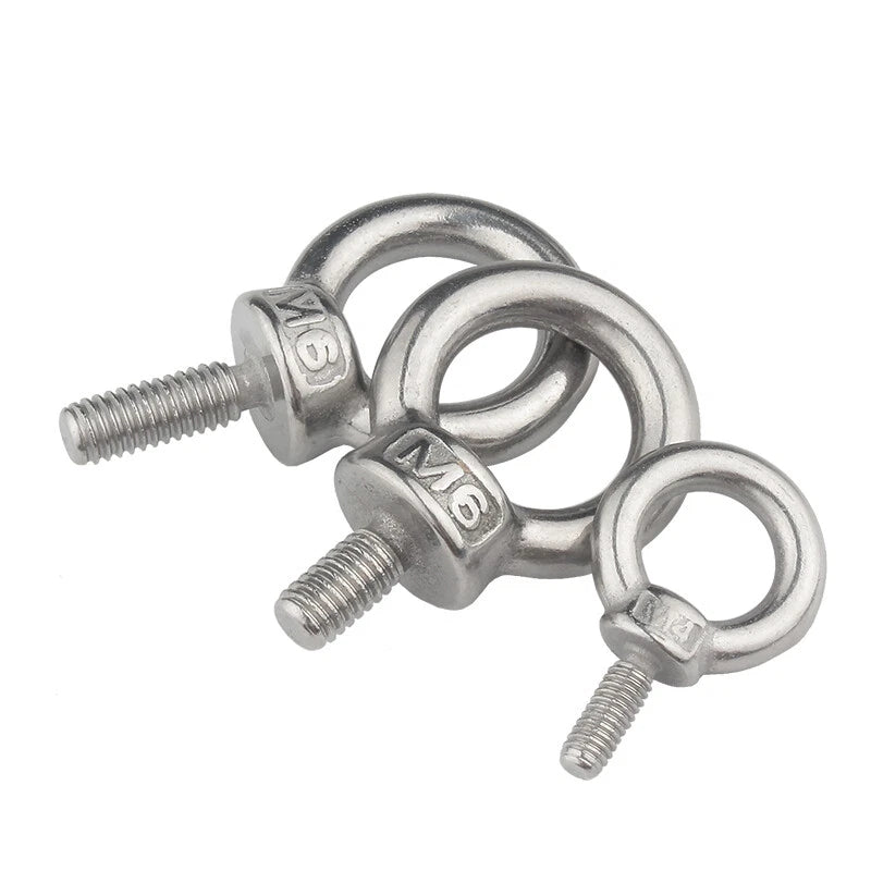 304 Stainless Steel Ring Eye Bolt & Eye Nut — M3 to M36, Screws & Nuts - HomeDIYer