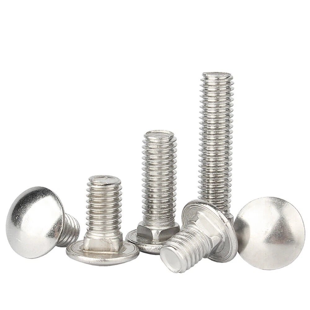 M4 M5 M6 Carriage Bolts – A2 Stainless Steel Cup Square Dome Head Screws - HomeDIYer