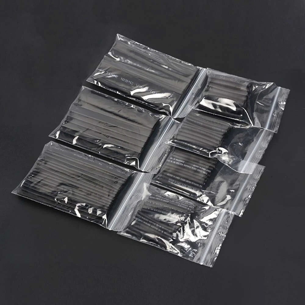 127-Piece Heat Shrink Tubing Kit — Assorted Sizes for Electrical Wire & Cable