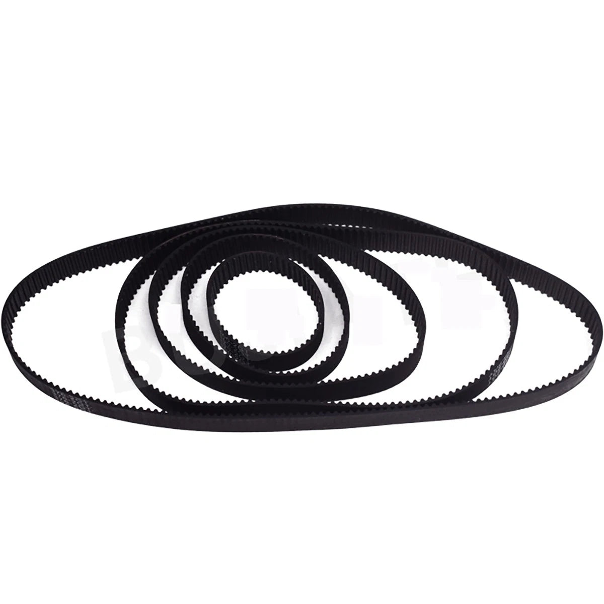 2GT Closed-Loop Timing Belt 10mm Wide — GT2 Rubber Drive Belt for 3D Printers & CNC (300mm–600mm)