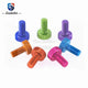 Knurled Thumb Screws M6 x 10 mm Aluminum Alloy DIY Hand Tighten Grip Knob Bolts