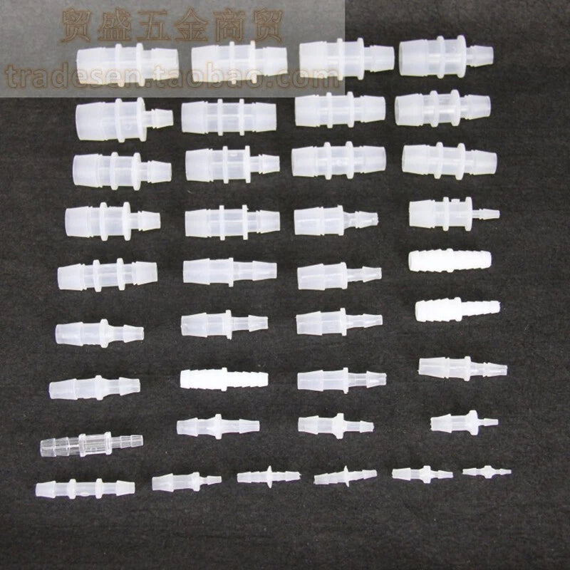 Straight Reducer Hose Joiner — Plastic Pipe Tube Connector for Air & Water