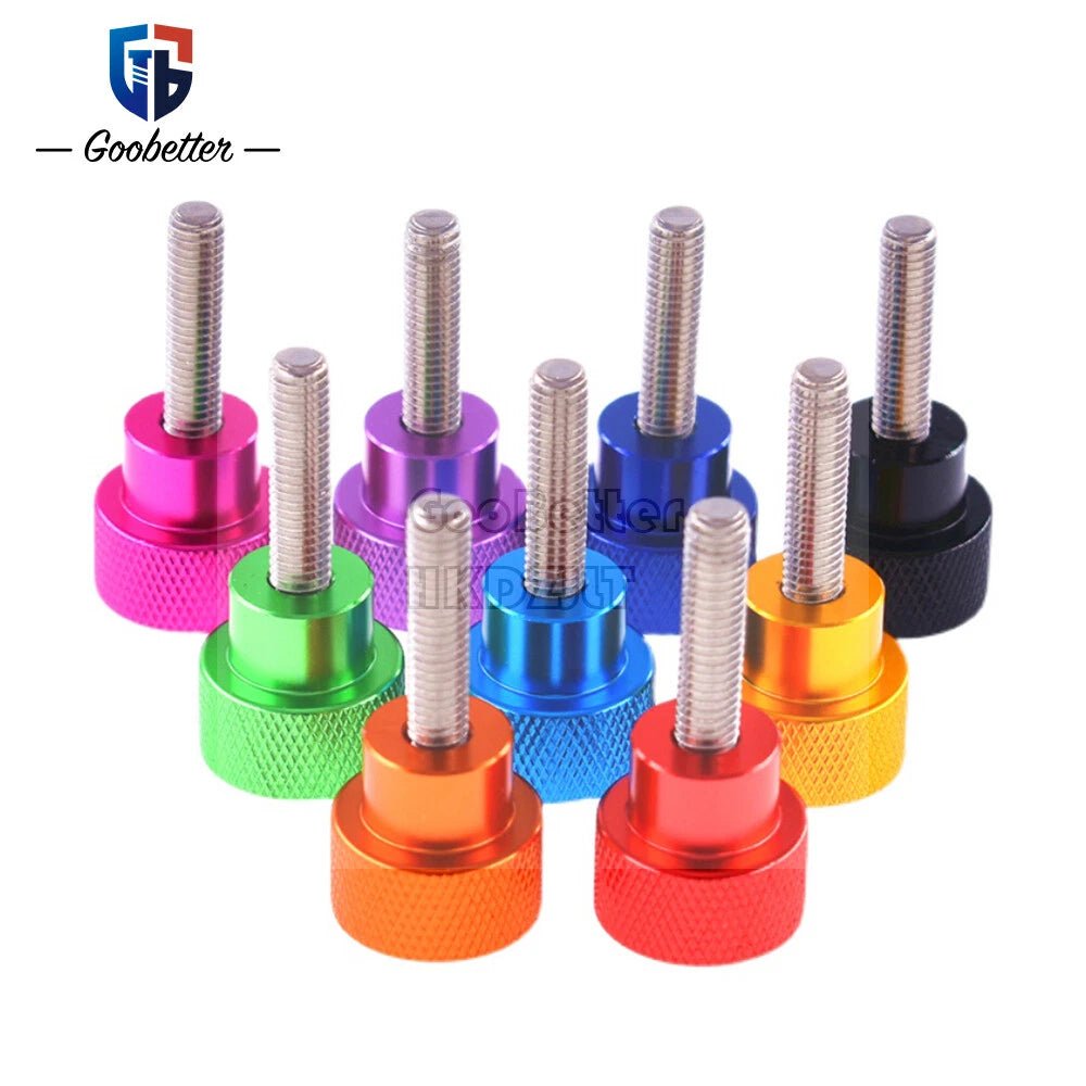 M3 Knurled Thumb Screws – Aluminum & 304 Stainless Steel Hand Knob Bolts - HomeDIYer