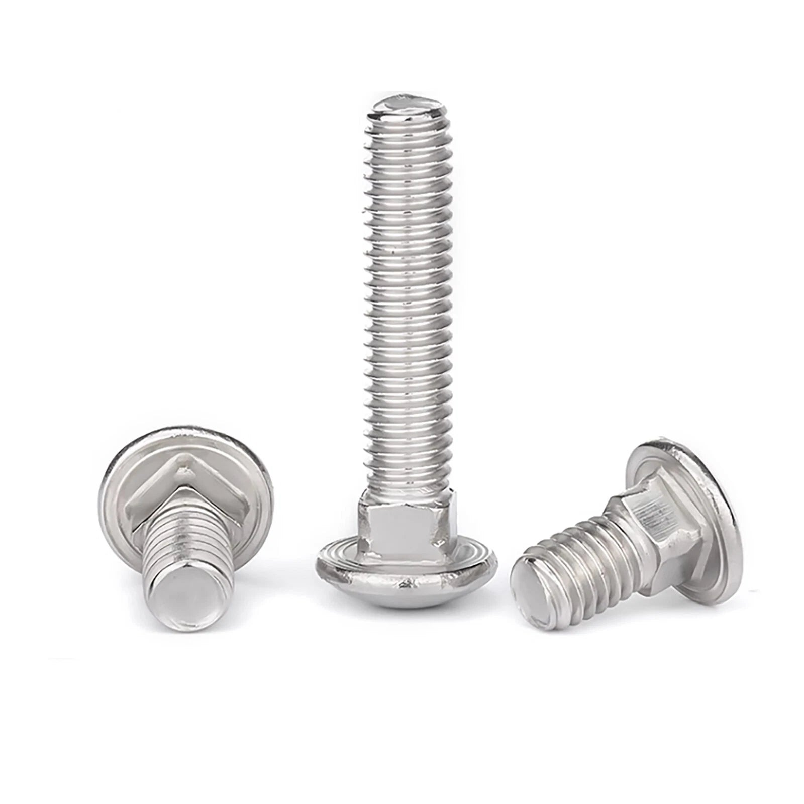 A2 Stainless Steel Cup Square Carriage Bolts (Coach Bolts) — M4 M5 M6 M8