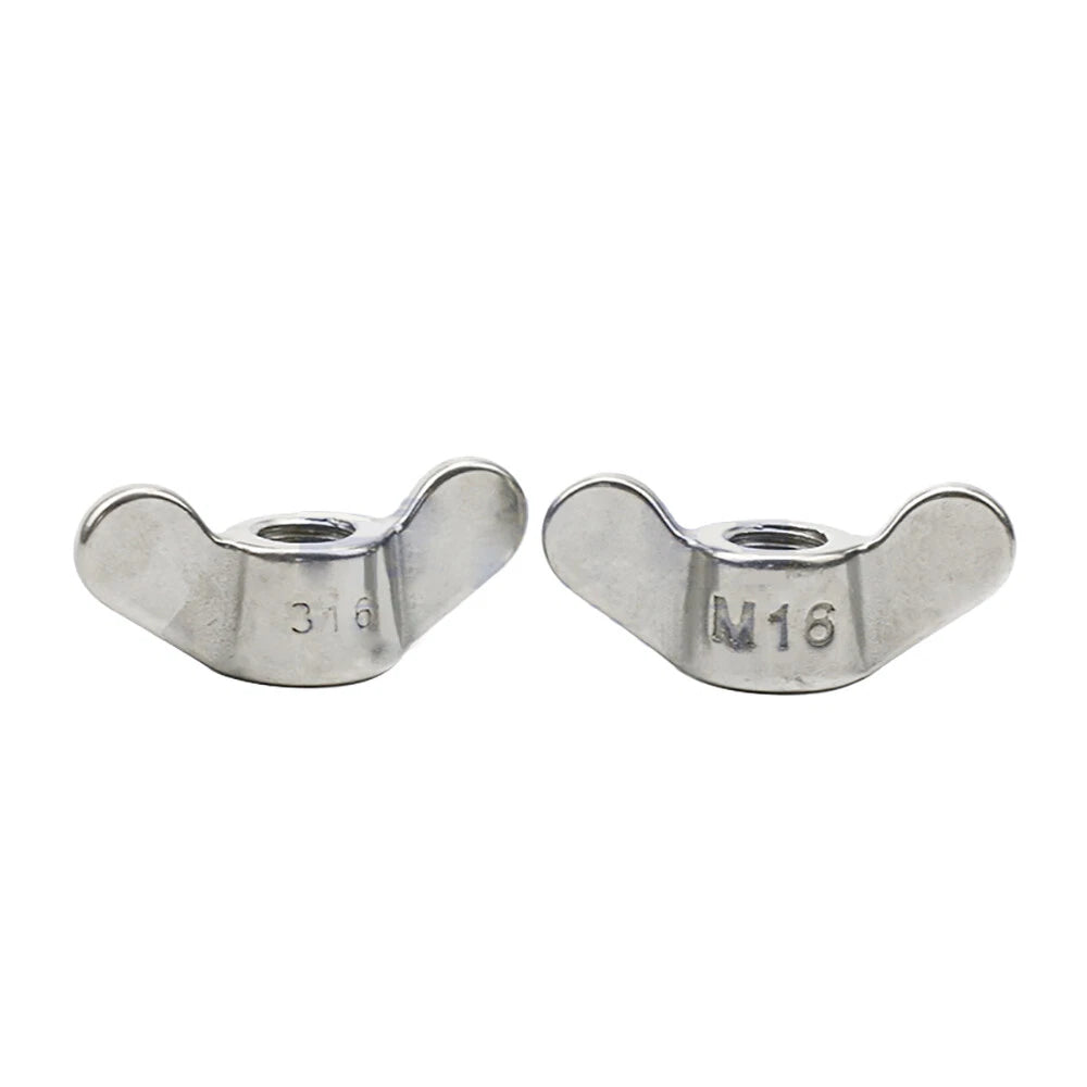 Wing Butterfly Nuts M6 M8 M10 M12 M14 M16 M20 To Bolts Screws A4 Stainless Steel