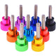 3/8-16 UNC High‑Type Knurled Thumb Screws – Aluminum Hand Grip + Stainless Steel Thread (6–45mm, 10 Colors)