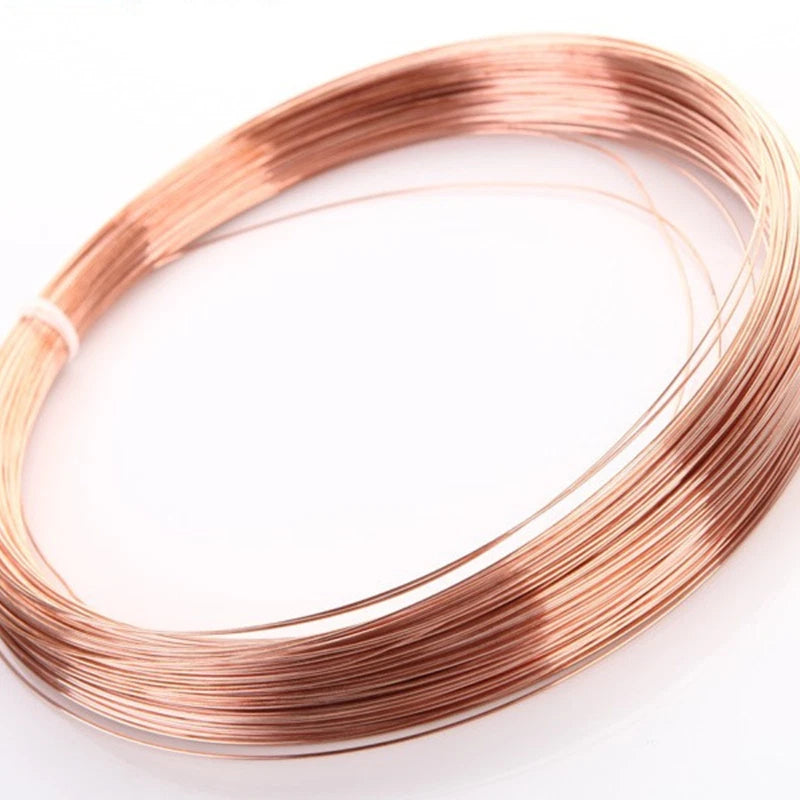 Purple Copper Wire Round Solid Bare Wire Diameter 0.2mm-1.7mm Wire/Cable/Brush