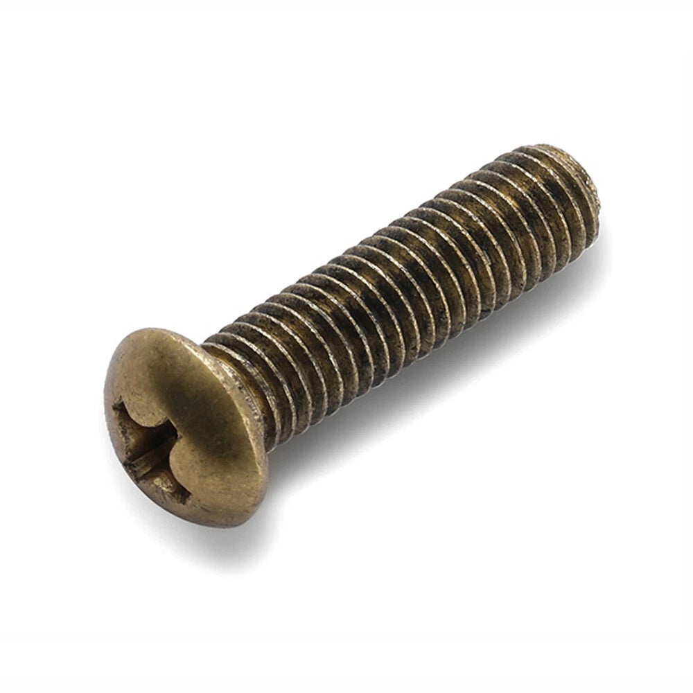 Solid Brass Pan Head Phillips Machine Screws — M2 M2.5 M3 M4 M5 M6 | All Sizes