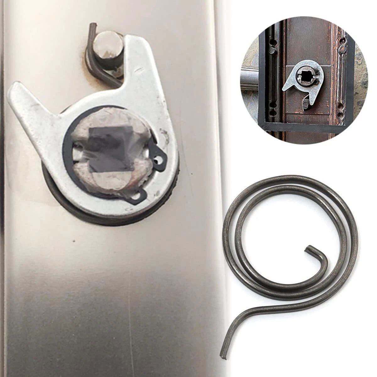 Door Lock Spring Replacement Torsion Spring for Handle Toilet Cabinet Repair - HomeDIYer