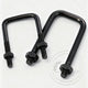 M6 M8 M10 Square U-Bolts Black 304 Stainless Steel with Nuts For Boat Trailer