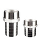 Stainless Steel BSP Male Thread x Barb Hose Tail Connector | 1/8" to 4"