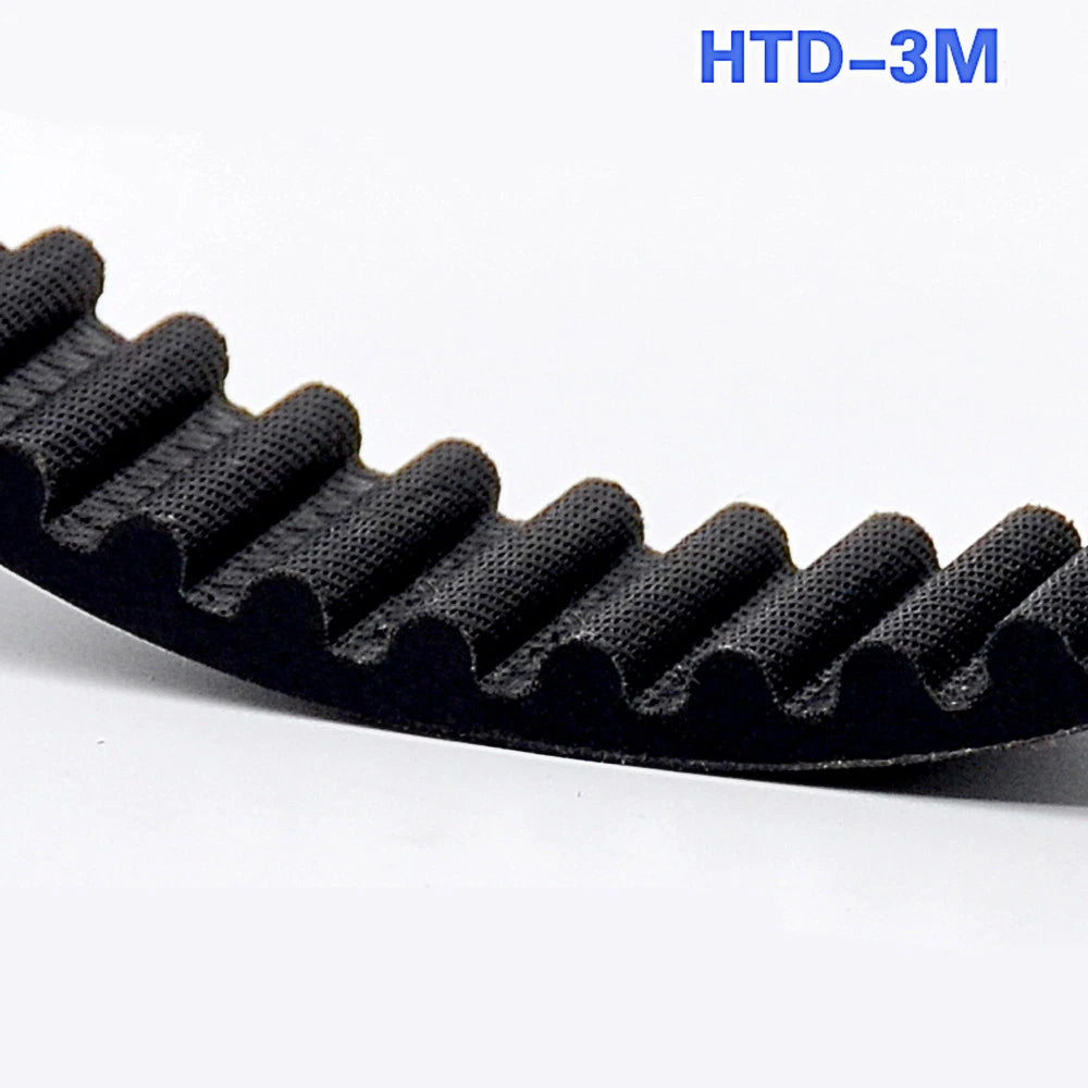 HTD 3M Timing Belt 198-231mm Close Loop Synchronous Belt 10mm 15mm Width