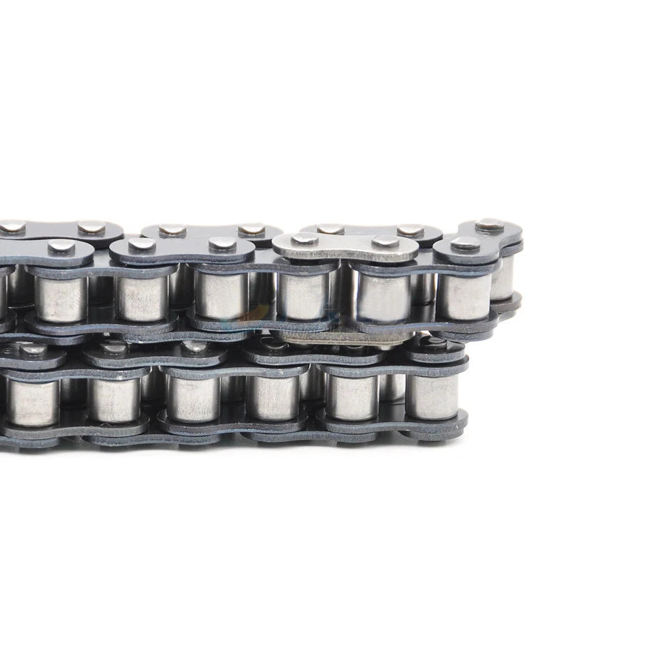 1/4" #25 Roller Chain Single Strand Pitch 6.35mm 04C Roller Chain 25H-82L x 0.5M