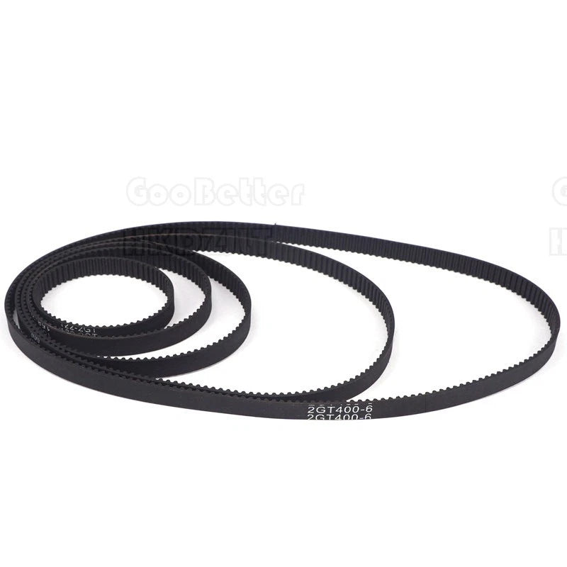 GT2 Closed Loop Timing Belt — 6 mm Width, 2 mm Pitch, 340–1000 mm for CNC & 3D Printer