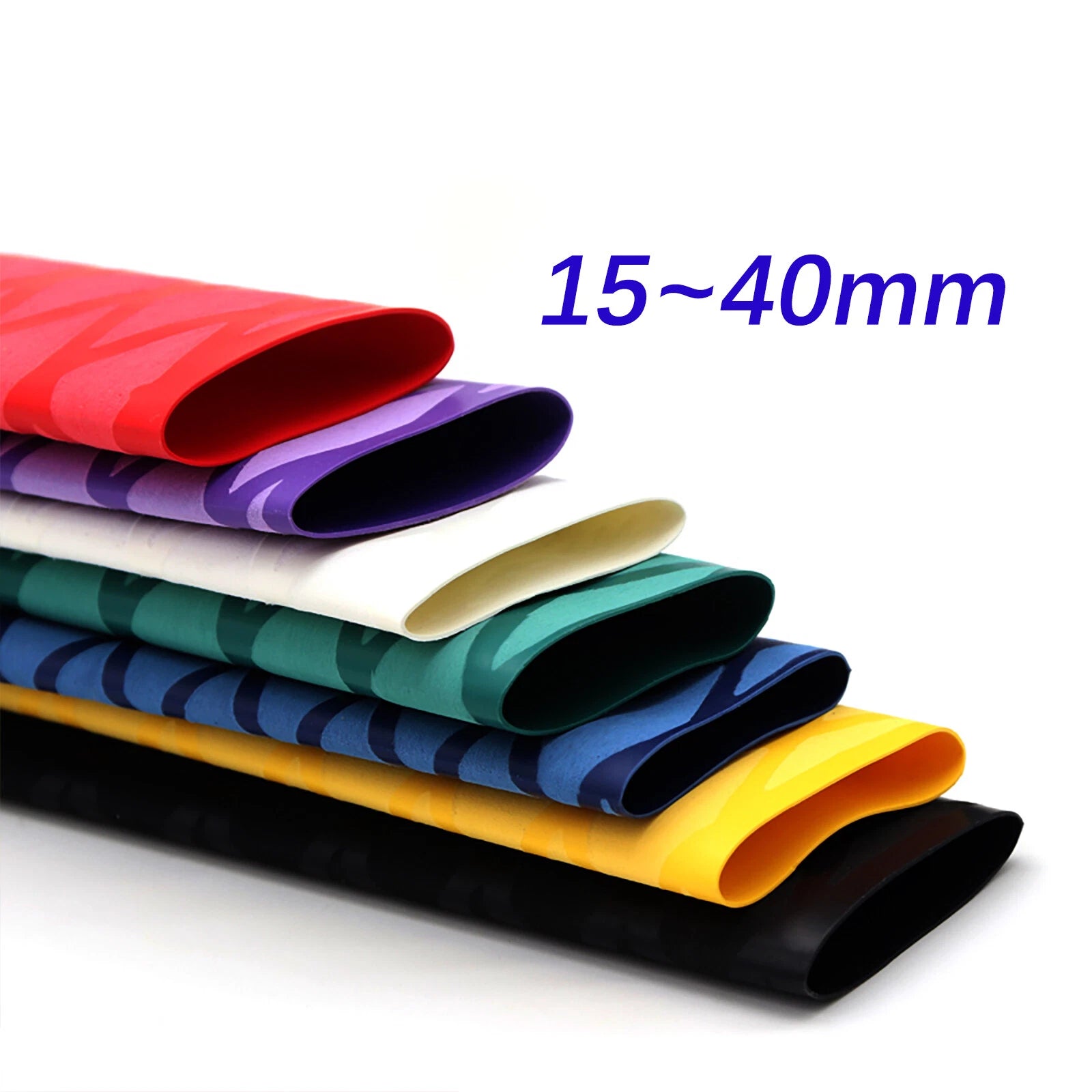 Non-Slip Heat Shrink Tubing for Fishing Rod Handle Grip — 15mm to 40mm