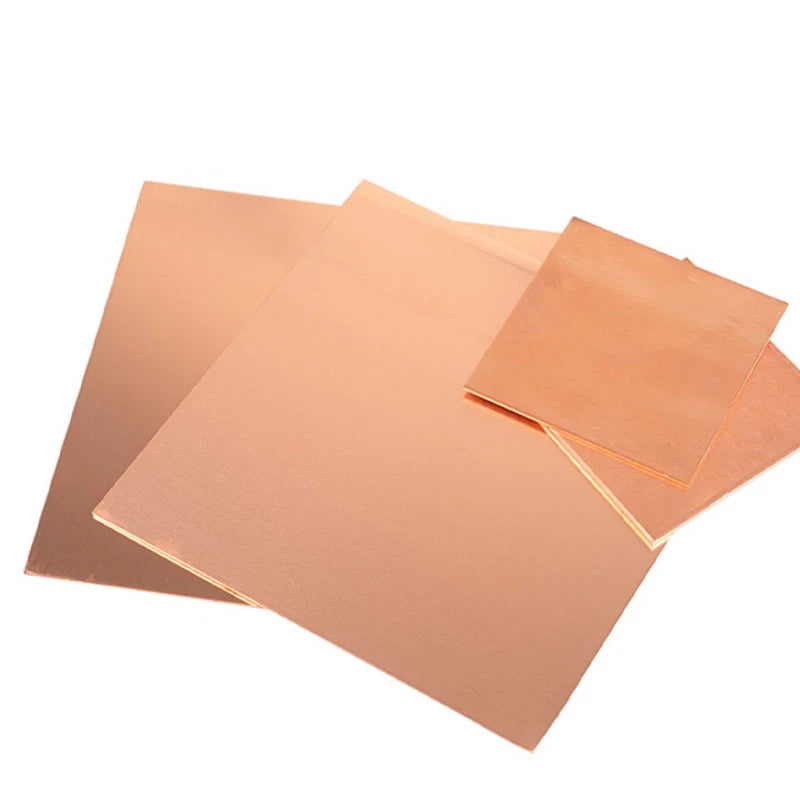 T2 Copper Plate Electrolytic Conductive Sheet/Strip CNC Cut Thick:0.5-5mm