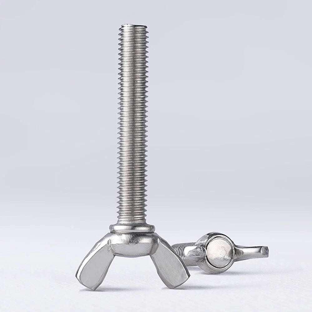 Butterfly Wing Screws M5 M6 M8 Thumb Wing Bolts Stainless Steel A2 Length 8-50mm