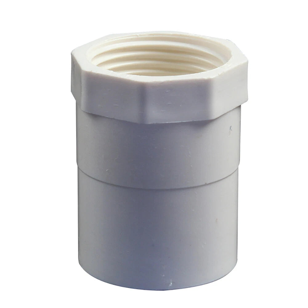 PVC BSP Female Ends Solvent Weld Pipe Fittings Various Sizes 3 Color 1 2" - 4"