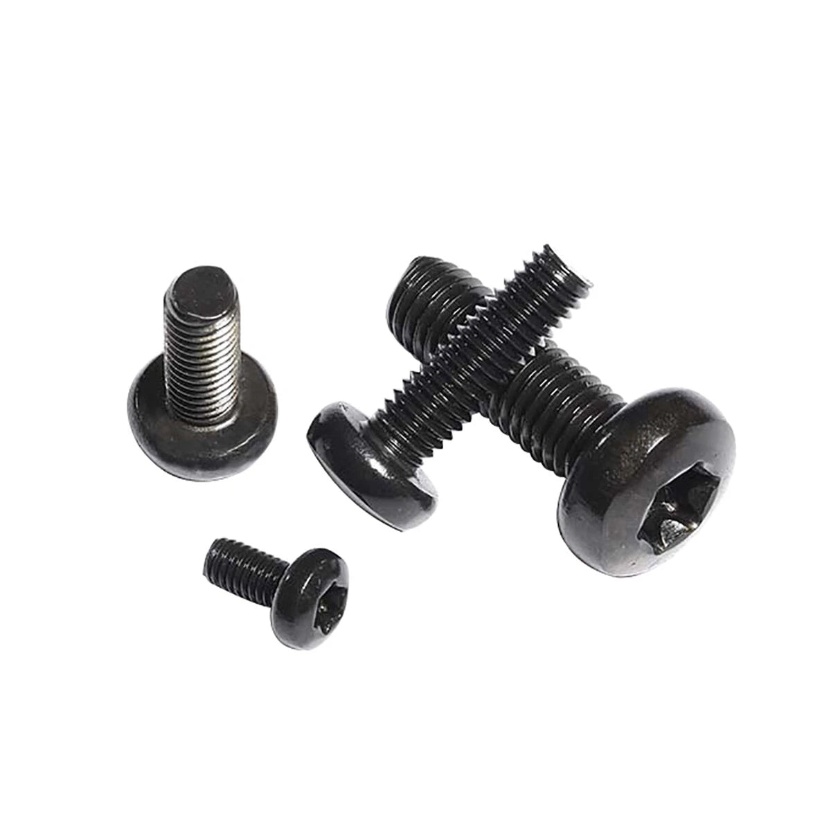 Black A2 Stainless Steel Button Head Security Torx Machine Screws M2 M2.5 M3 M4 M5 M6 — Tamper-Resistant, 3mm to 50mm
