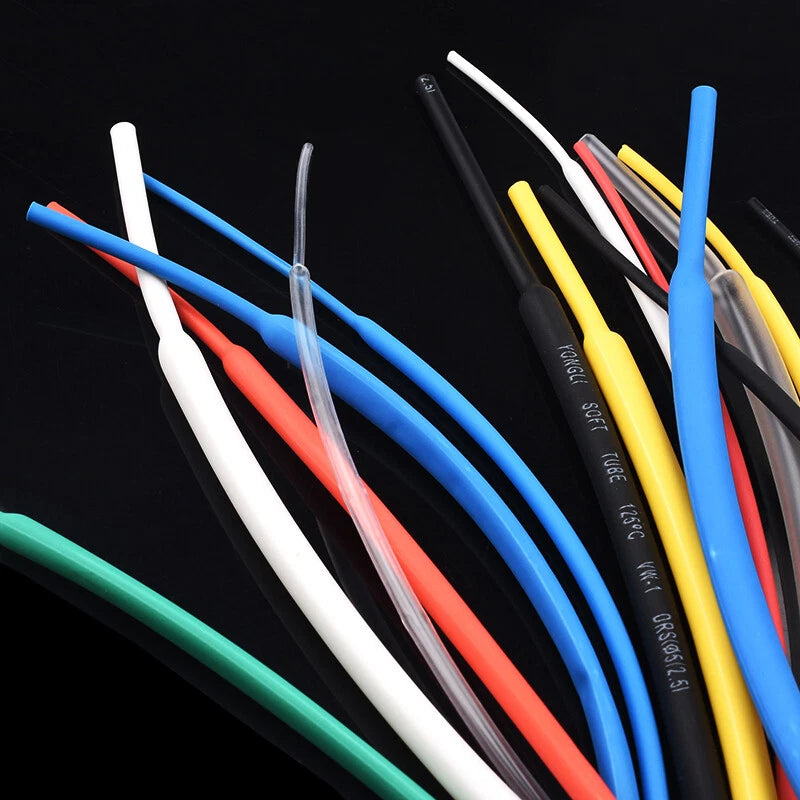 10mm 2:1 Heat Shrink Tubing – Electrical Wire Sleeving, 7 Colors