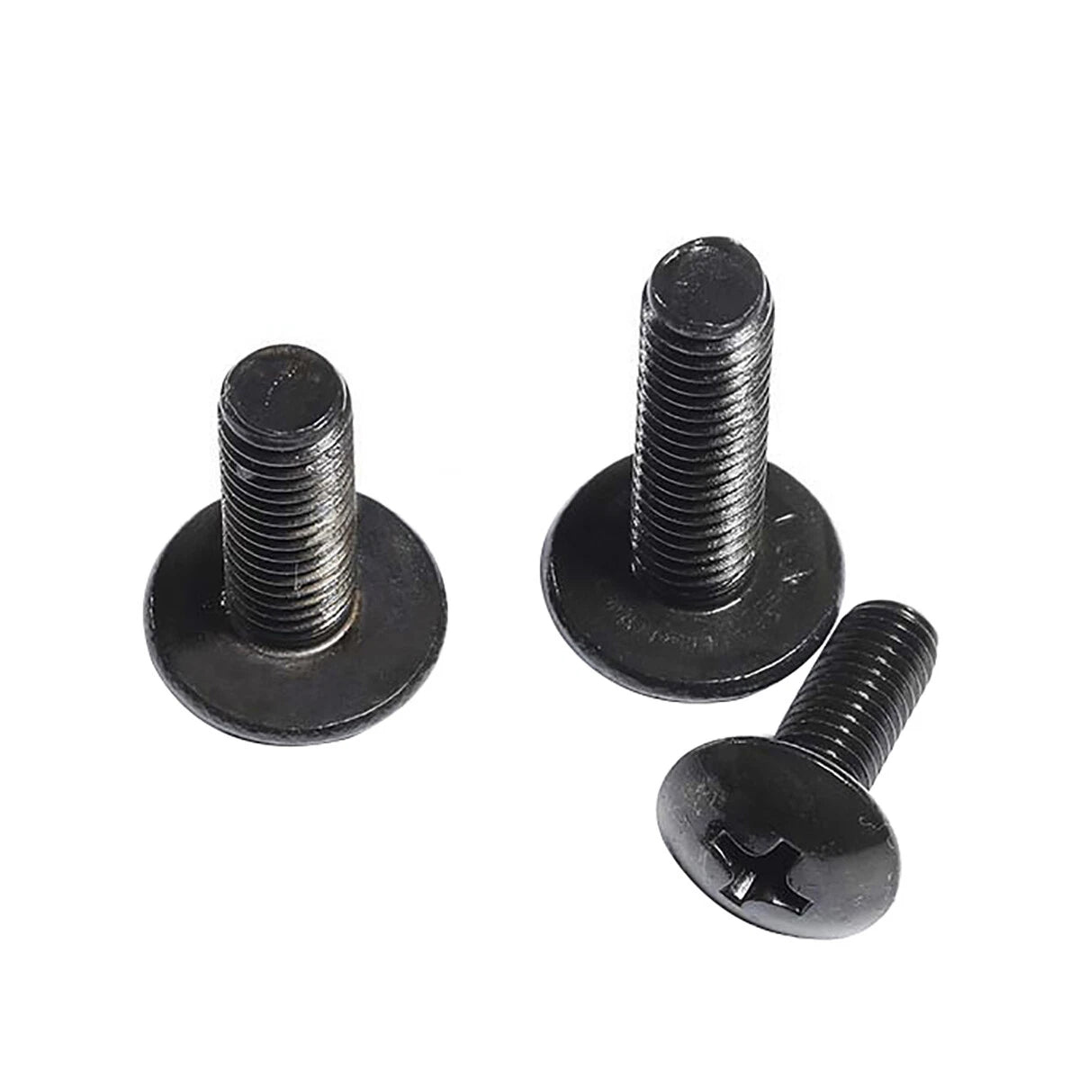 Black 304 Stainless Steel Phillips Truss Head Machine Screws — M3 M4 M5 M6