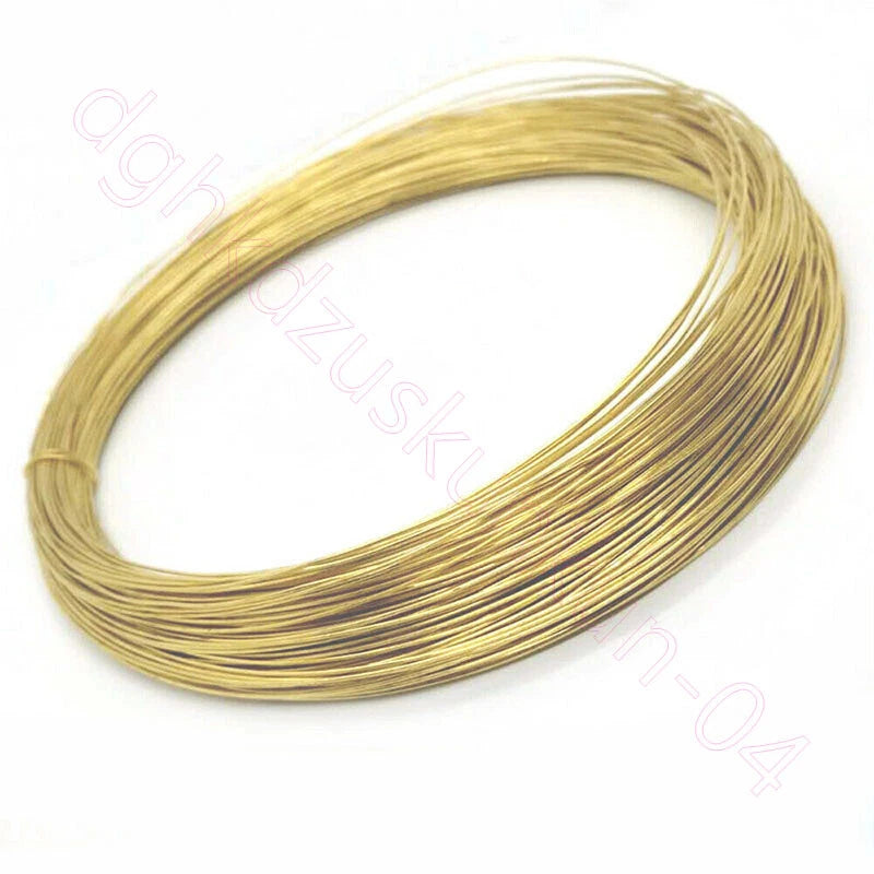 H62 Bare Brass Wire Brass Thin Wire Round Bar Diameter Φ0.3/ 0.5/0.8/1mm~Φ3mm