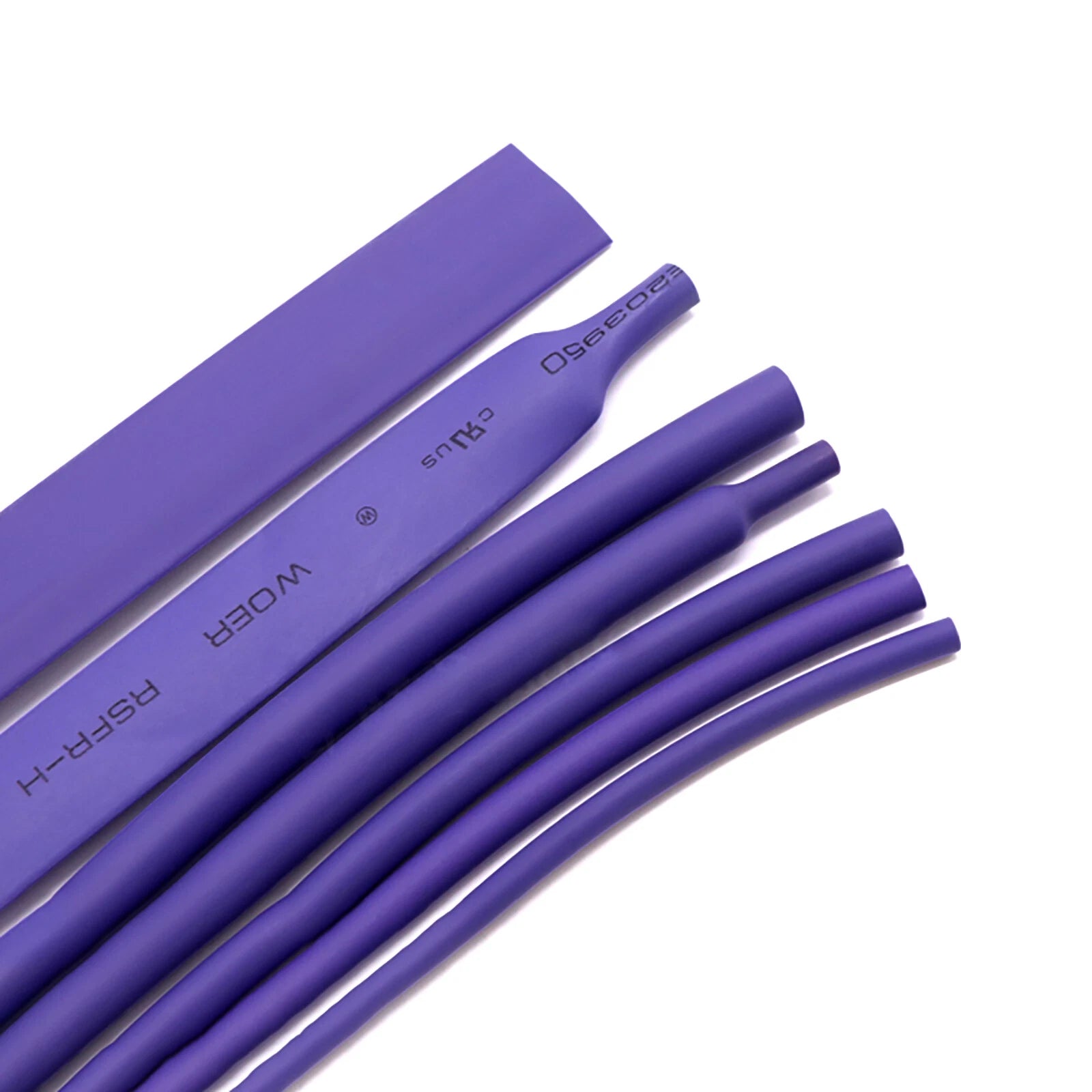 Purple Heat Shrink Tubing 1mm–50mm | 2:1 Ratio Cable Heatshrink Sleeving
